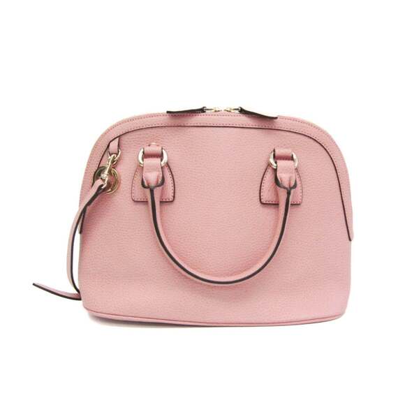 GUCCI Pink Leather Shoulder Bag